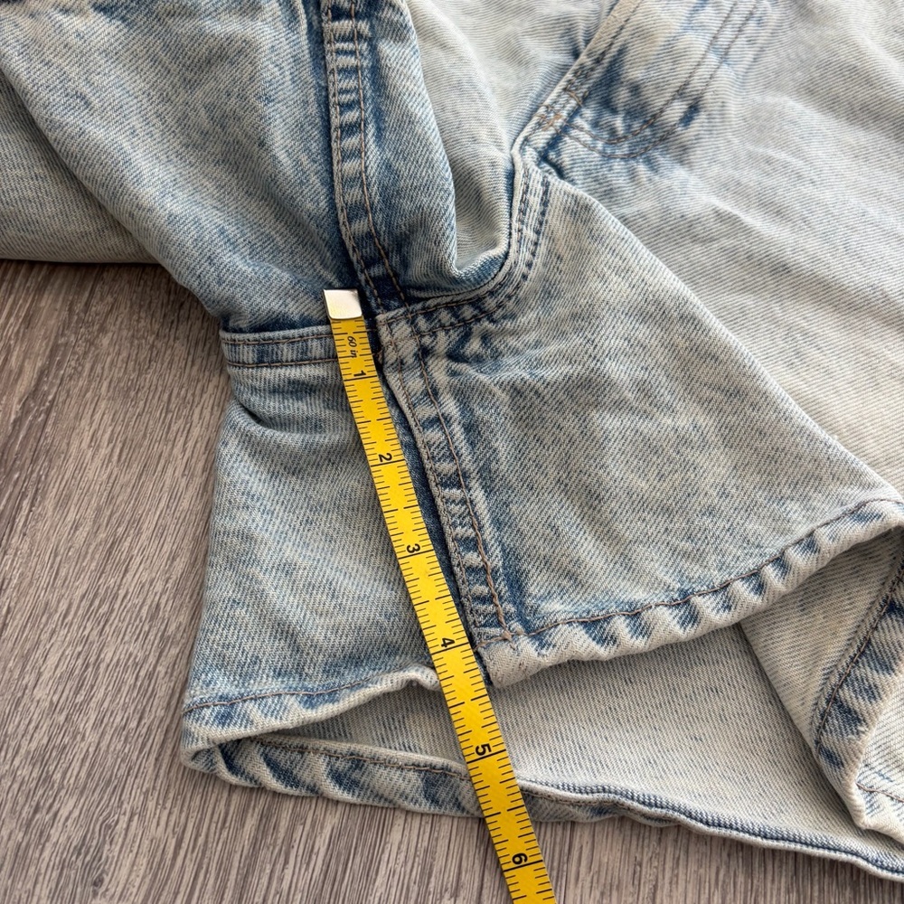 Zara Light Blue High Rise Jean Shorts - Picture 6 of 6
